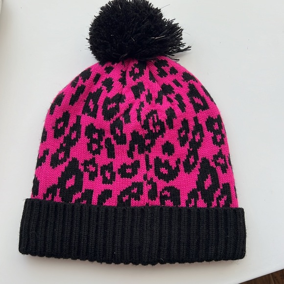 Fun Leopard Pom Hat - Picture 2 of 7